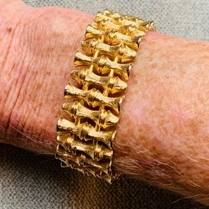 Vintage chunky cuff bracelet